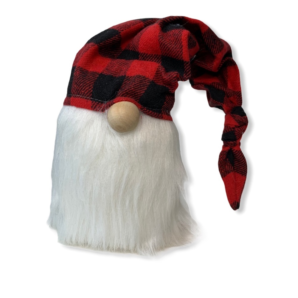 Gnome Buffalo Check Christmas Decor